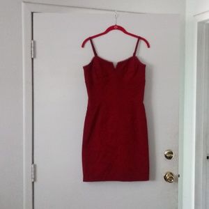 Short Burgundy Dress